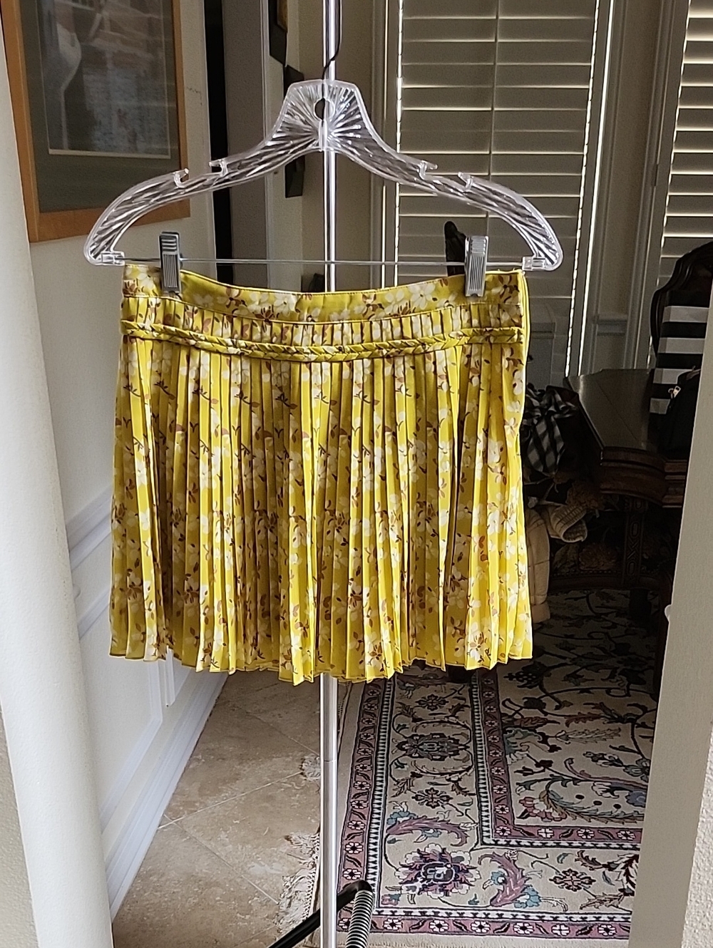 American Eagle Yellow Mini Skirt